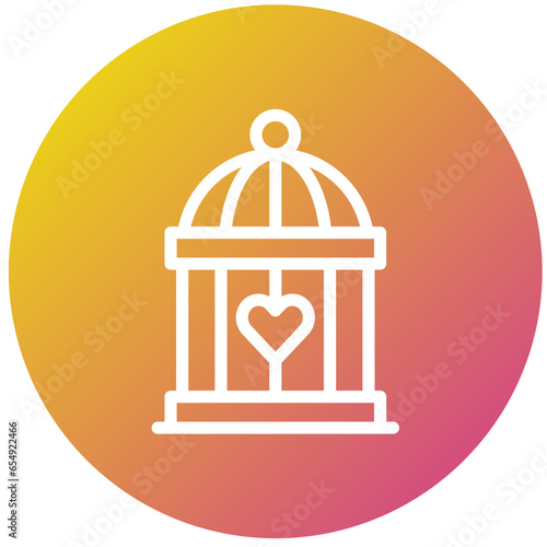 Cage Vector Icon Design Illustration