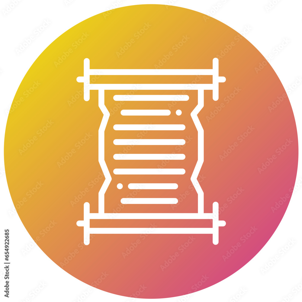 Scroll Vector Icon Design Illustration Scroll Vector Icon Design Illustration