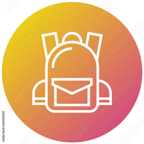 Bagpack Vector Icon Design Illustration