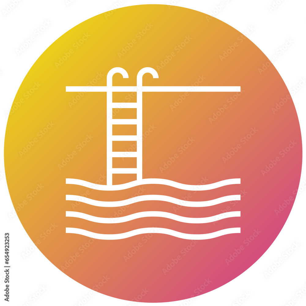 Pool Vector Icon Design Illustration Pool Vector Icon Design Illustration