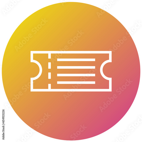 Plane ticket Vector Icon Design Illustration