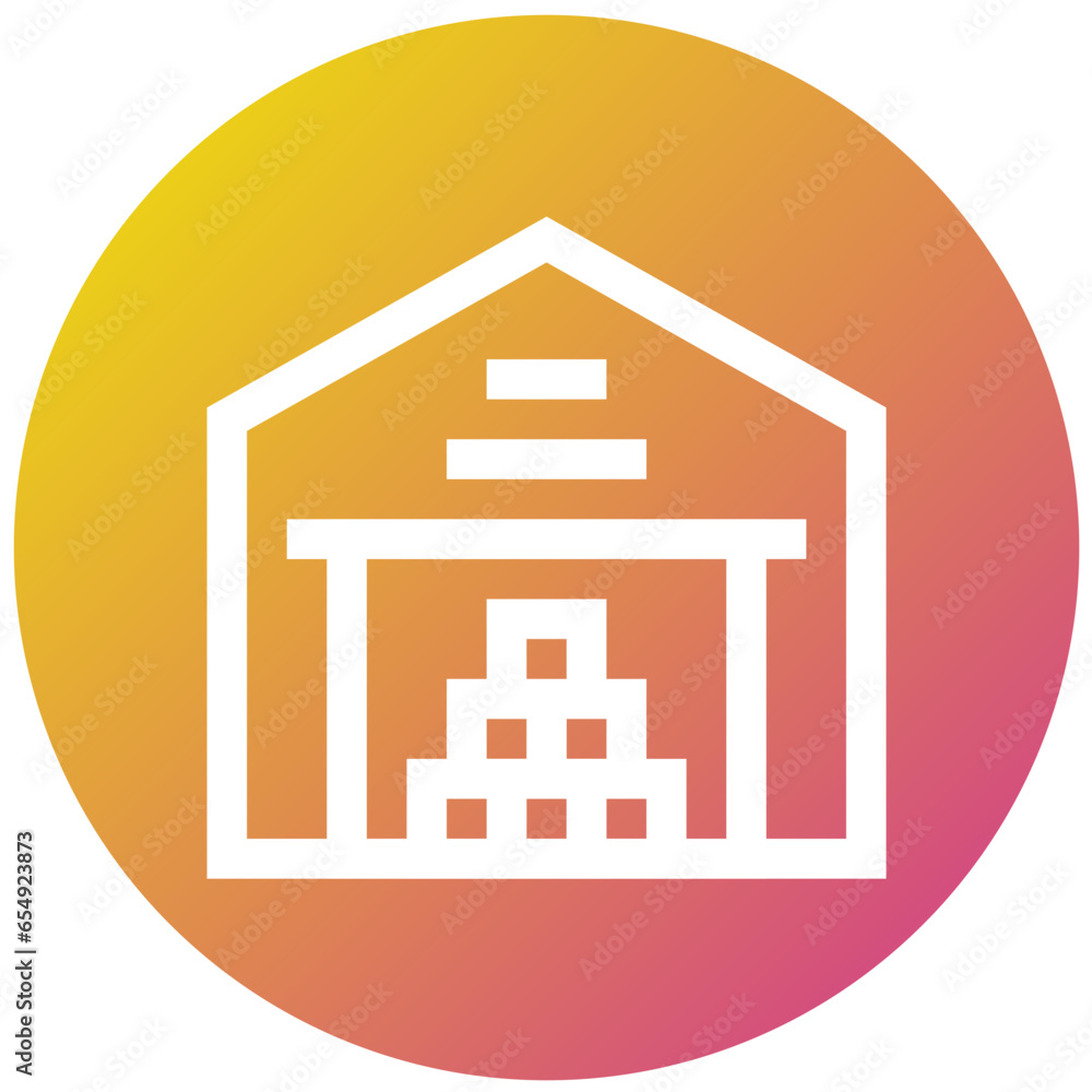 Stock Warehouse Vector Icon Design Illustration Stock Warehouse Vector Icon Design Illustration