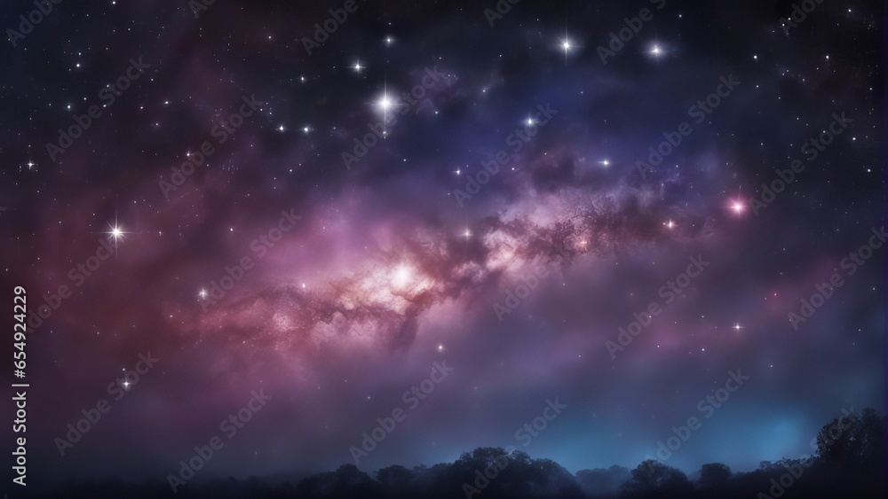 cosmic universe with stars professional shot high quality resolution