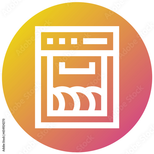 Dishwashing Vector Icon Design Illustration