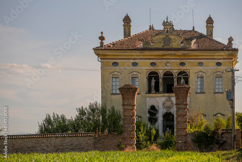 Embracing the Past: Exploring the Timeless Elegance of an Abandoned, Majestic Villa in the Heart of Emilia Romana, Italy photo