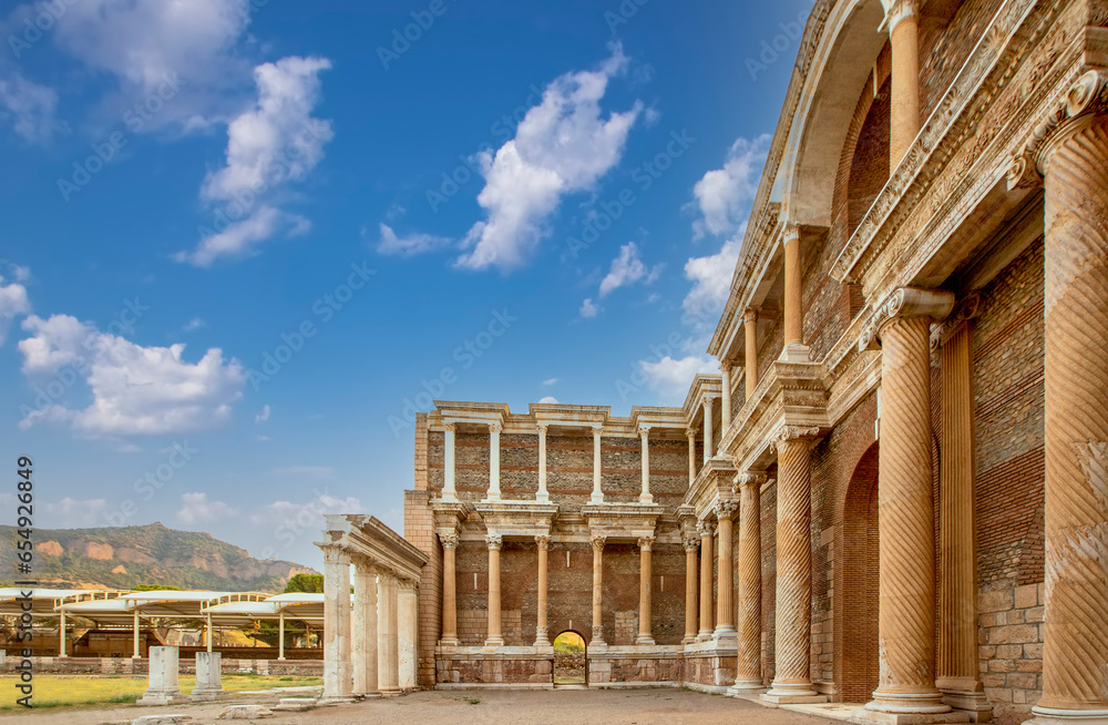 Sardis is an ancient city located near the town of Sart in the Salihli district of Manisa and was the capital of the Lydian state. It was founded in 1300 BC and destroyed in 1200 AD.