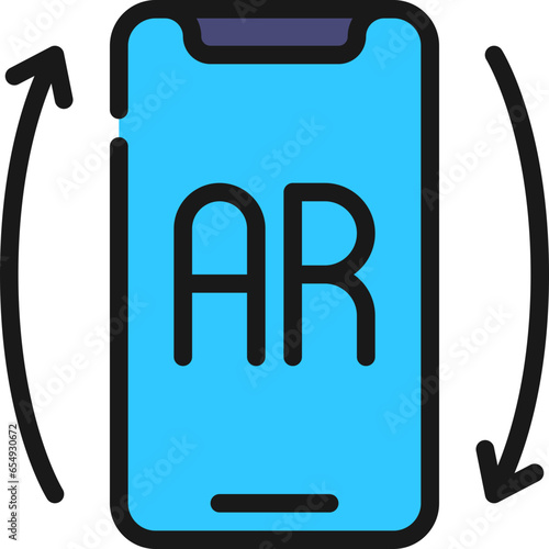 Rotate AR Mobile Icon