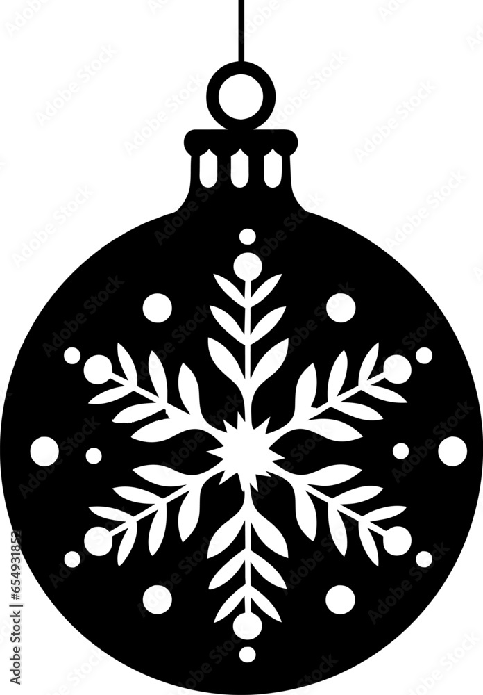 Christmas tree toy icon. Black silhouette of Christmas ball. Vector drawing. Isolated object on white background. Christmas tree toy icon. Black silhouette of Christmas ball. Vector drawing. Isolated object on white background.