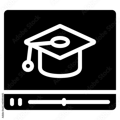 Online Course Video Icon