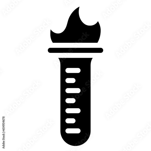 Burnt Test Tube Icon