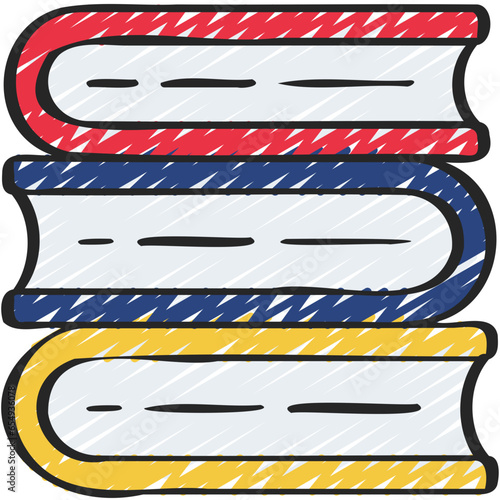 Book Pile Icon