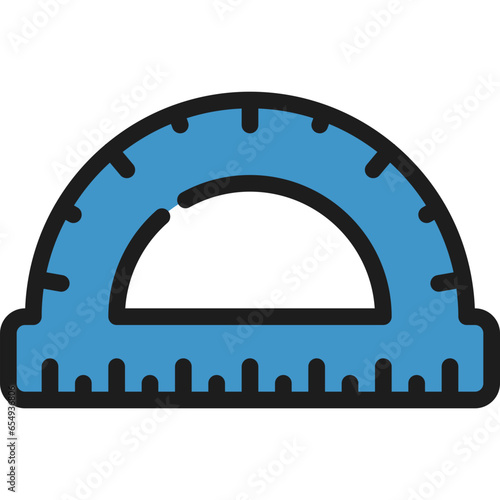 Protractor Ruler Icon