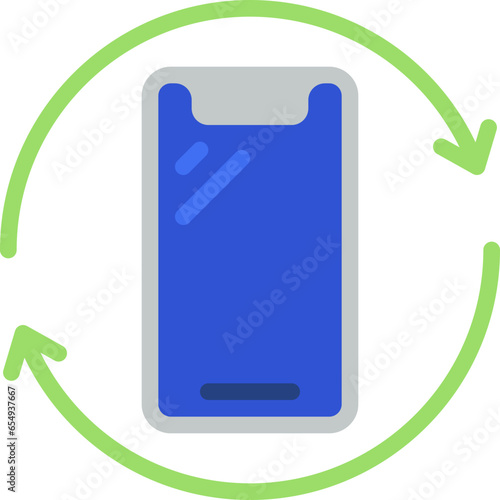 Recyclable Phone Icon