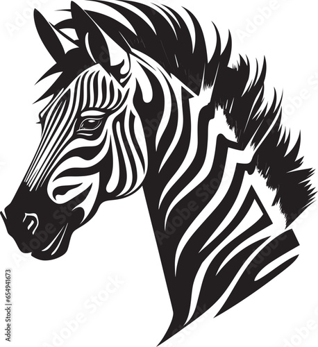 Prowling Zebras Striped Grace Stealthy Striped Elegance Icon