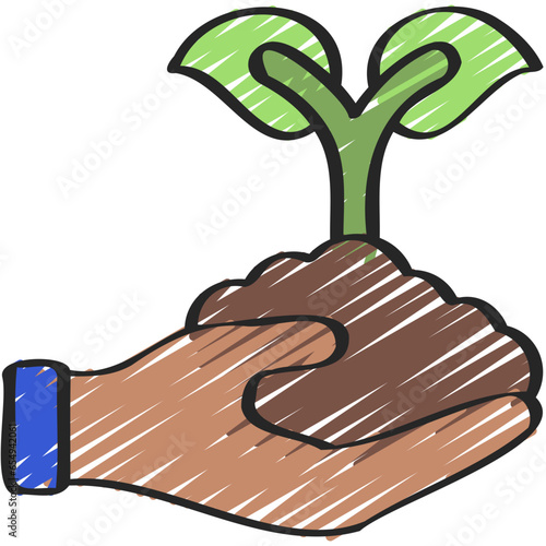 Give Eco Plant Icon