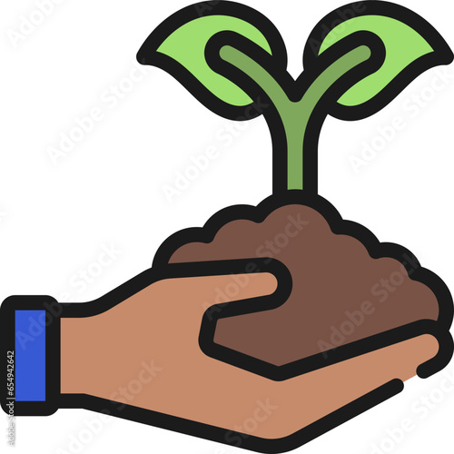 Give Eco Plant Icon
