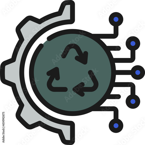 Recycleable Technology Icon
