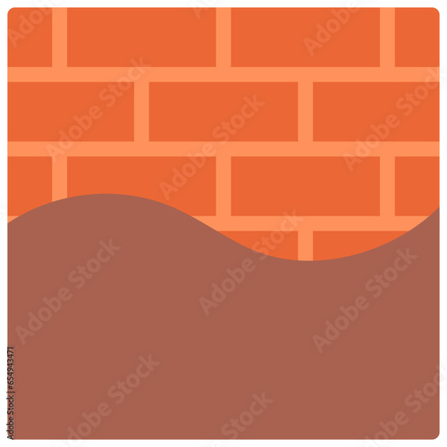 Plaster Boarding Wall Icon