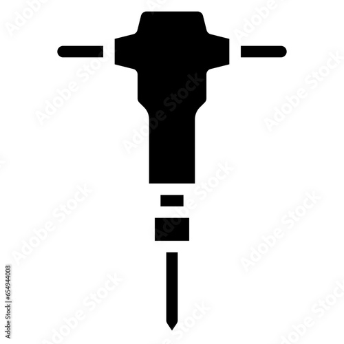 Jackhammer Tool Icon