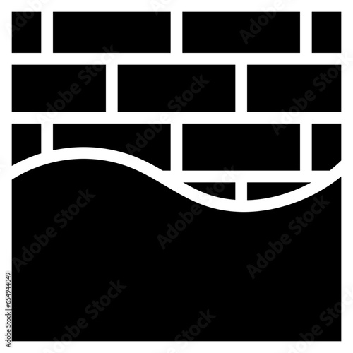 Plaster Boarding Wall Icon