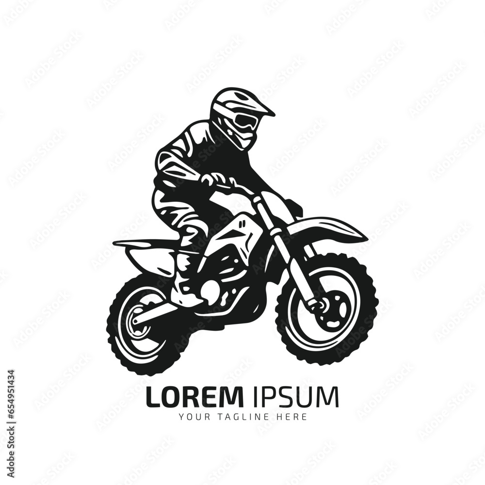 minimal and abstract logo of mud bike icon dirt bike vector silhouette isolated design minimal and abstract logo of mud bike icon dirt bike vector silhouette isolated design