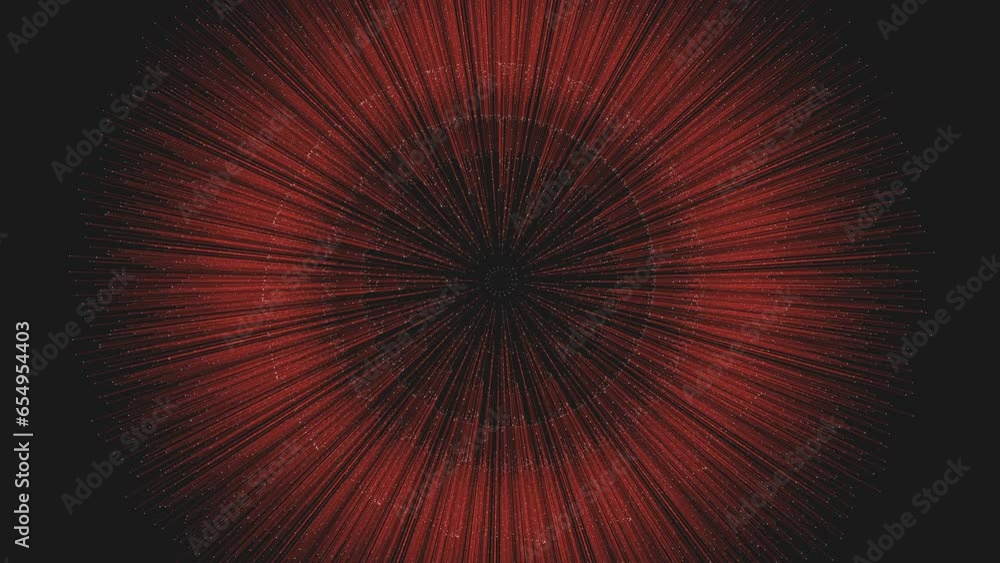 An image featuring a dynamic spiral pattern composed of red and black ...