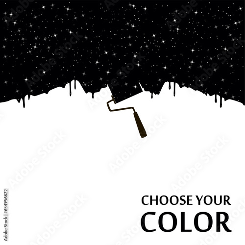 Color bucket background