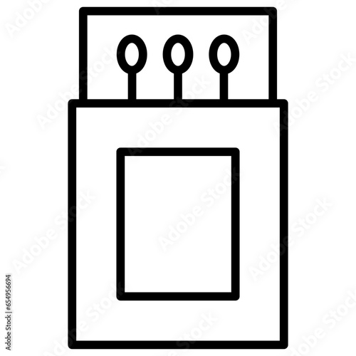 Outline Matchbox icon