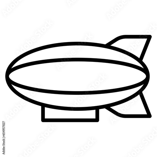 Outline Blimp icon