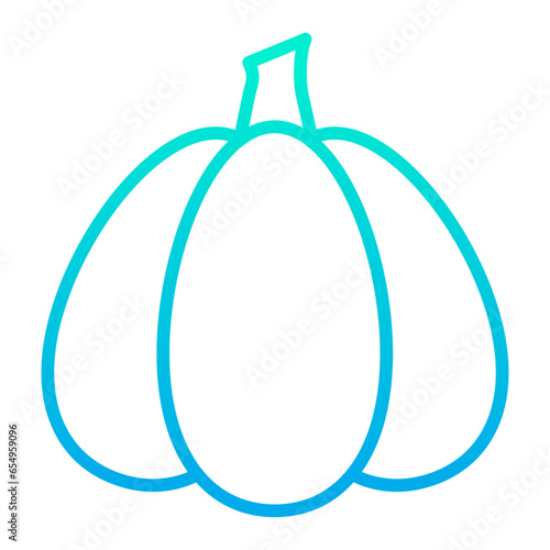 Outline gradient Garlic icon