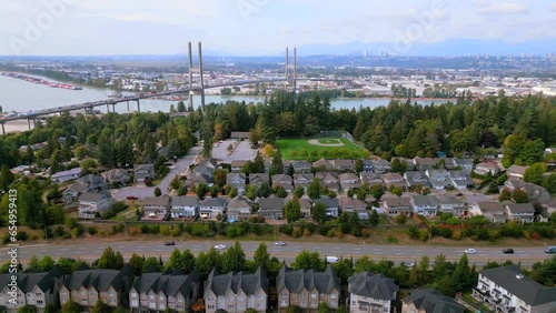 Alex Fraser Bridge Aerial