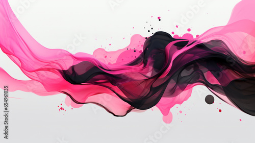 modern abstract rough pink and black art website template photo