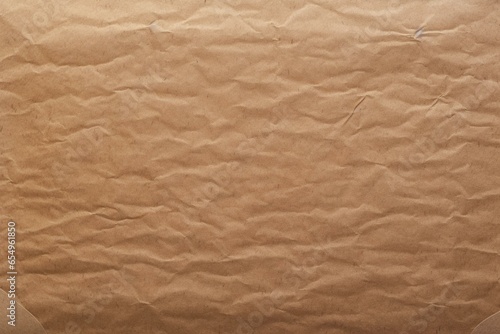 Texture of a brown paper envelope background. Generative AI