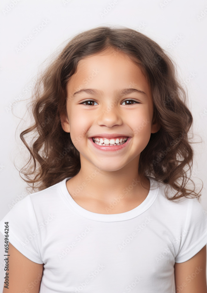 Generative AI, little girl with beautiful white healthy teeth smiling, charming snow-white smile, dentistry advertising, oral care, mouth, face, cute child, space for text, dental clinic for kids Generative AI, little girl with beautiful white healthy teeth smiling, charming snow-white smile, dentistry advertising, oral care, mouth, face, cute child, space for text, dental clinic for kids