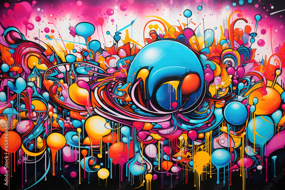 Obraz premium Graffiti Wall