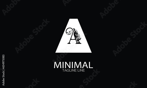 letter icon AA vector