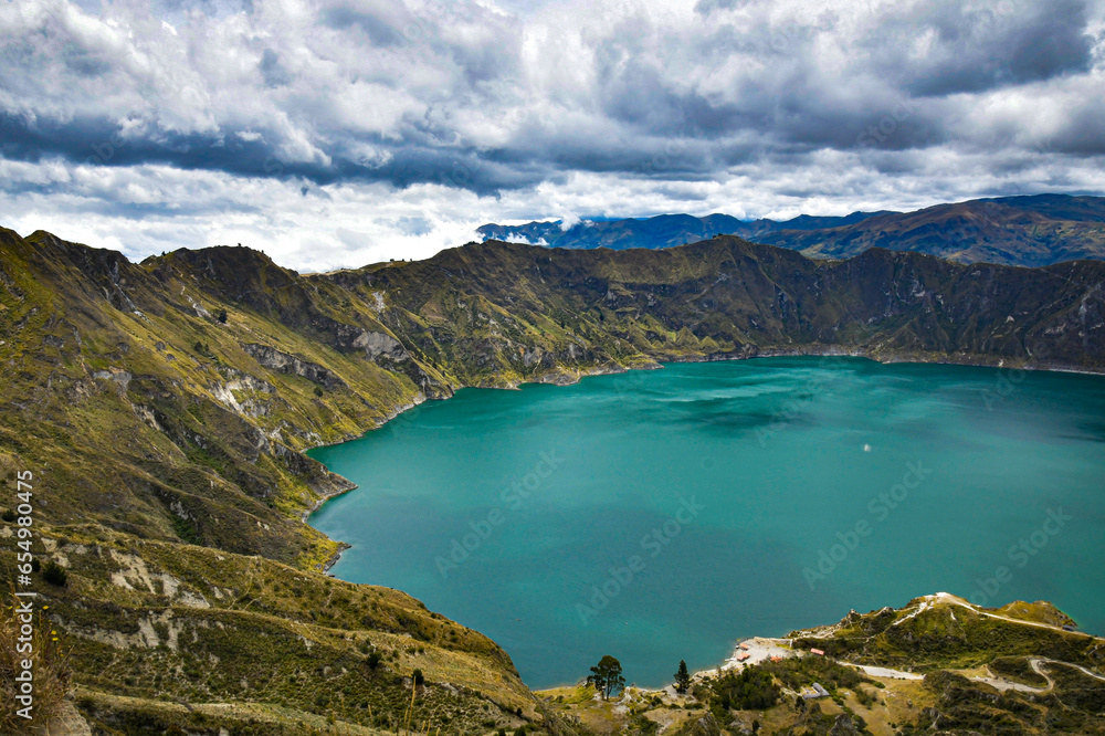 Fototapeta premium Quilotoa Lake, Ecuador