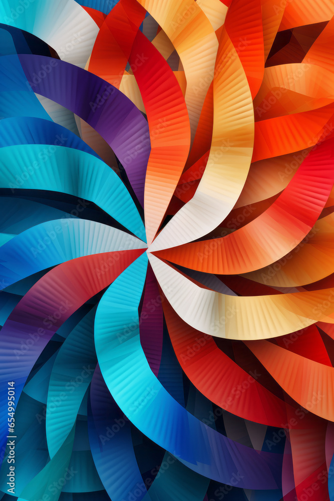 Colorful abstract windmill pattern background Colorful abstract windmill pattern background