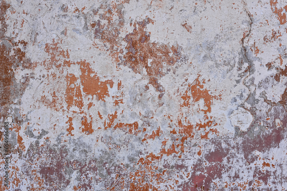 Texture of orange decorative plaster or concrete. Abstract grunge background for design. wall background or texture. Old brown grunge background. OLD SCRATCHED TEXTURE
