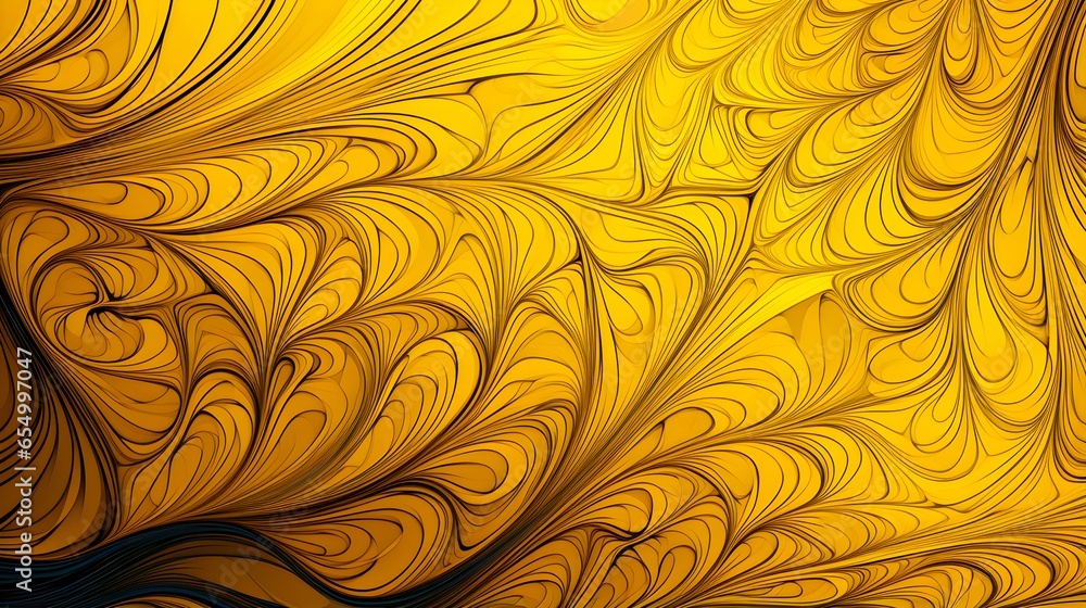Abstract Background of intricate Patterns in yellow Colors. Antique Wallpaper Abstract Background of intricate Patterns in yellow Colors. Antique Wallpaper