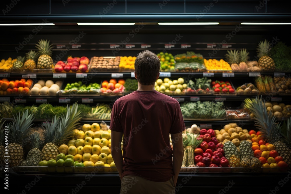 Navigating the Aisles: A Man's Grocery Shopping Adventure