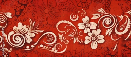 floral batik motif background