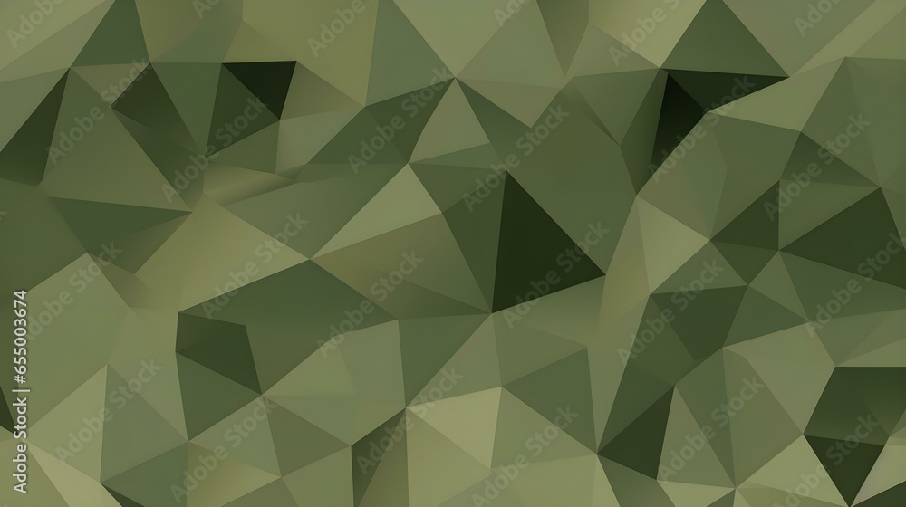 Abstract Background of triangular Patterns in khaki Colors. Low Poly Wallpaper