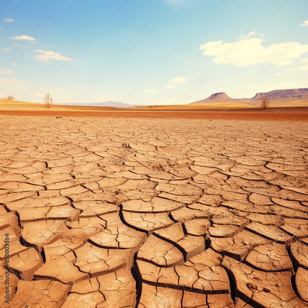 Warming desert ground sun dry climate earth nature drought landscape land heat environment
