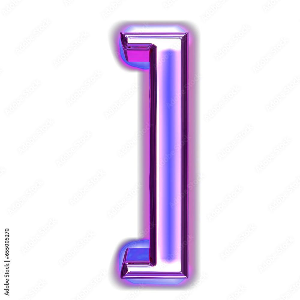 Blue symbol in a purple frame with glow Blue symbol in a purple frame with glow