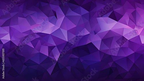 Abstract Background of triangular Patterns in purple Colors. Low Poly Wallpaper