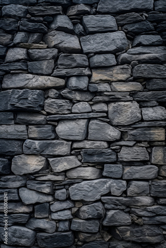 An AI Generated image of stone wall texture