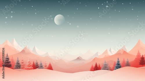 minimalist christmas winter background. wallpaper. copy space