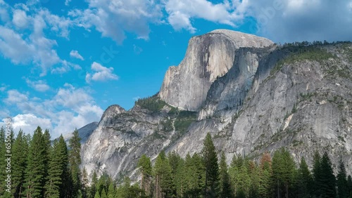 Yosemite Half Dome Timelapse