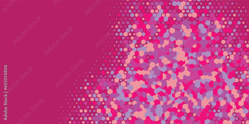 Obraz premium Geometric abstract Hexagon multi Color Background